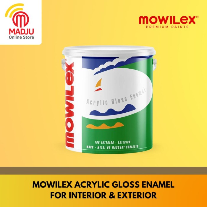 Mowilex Acrylic Gloss Enamel AGE Cat Anti Noda - Gloss 2.5 Liter