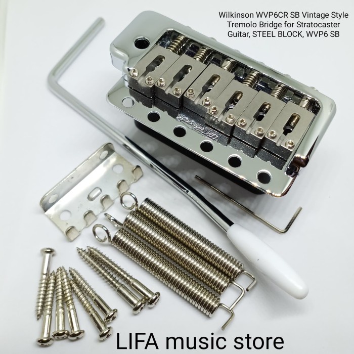 Wilkinson WVP6CR SB Vintage Style Tremolo for Stratocaster Guitar