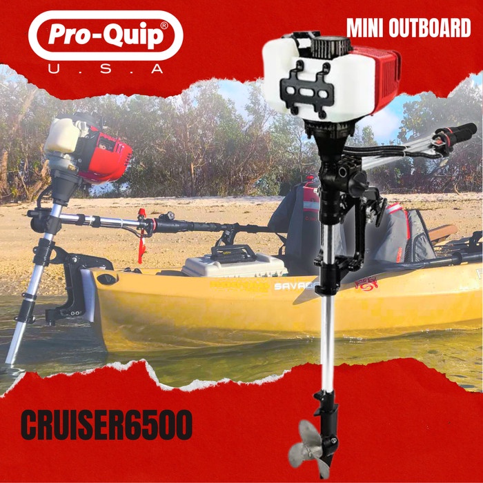 Mesin tempel perahu dayung mini outboard Proquip CRUISER6500