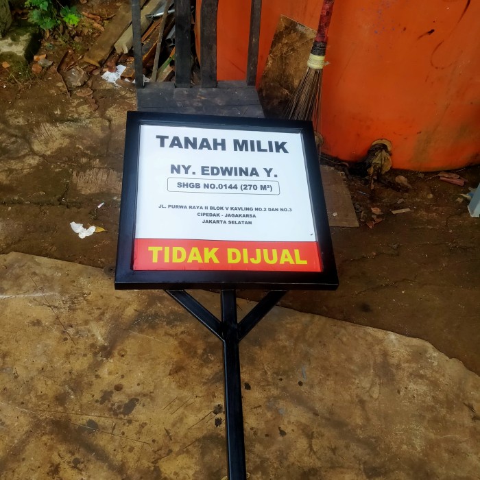 TERBARU PLANG NAMA TOKO JALAN CUSTOM BESI PIPA HOLLOW PACKING AMAN