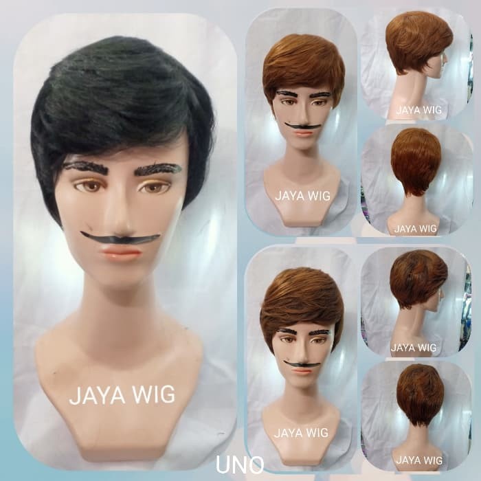 TERMURAH - RAMBUT PALSU PRIA /WIG COWOK /WIG PRIA /WIG PENDEK /FRONTLACEWIG