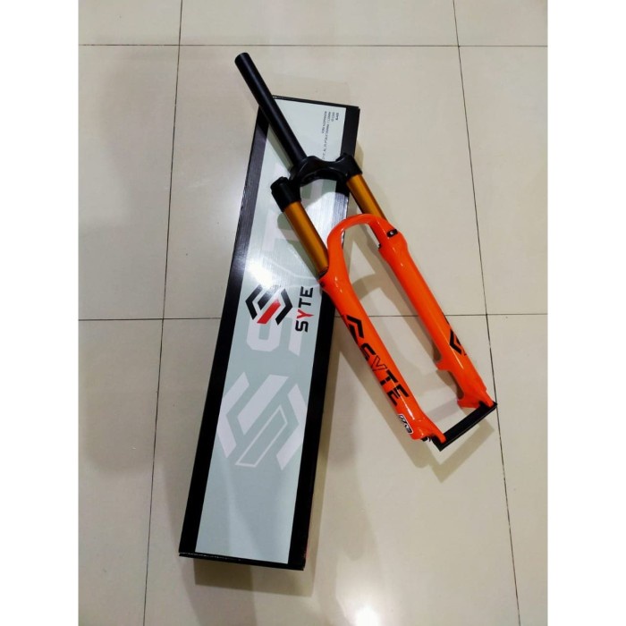 Garpu Angin Syte Air Fork With Lock Preload Travel 120 Sepeda Mtb 27.5
