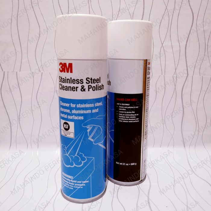 3M pembersih Stainless steel cleaner & polish