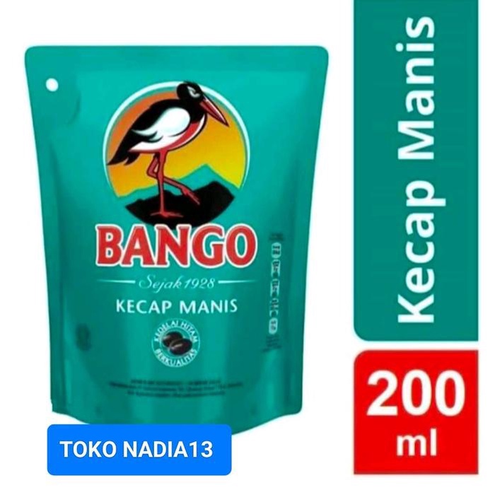

terbaru !!! kecap bango 200ml x 12pcs saus hitam makanan bahan instan kedelai masakan ready
