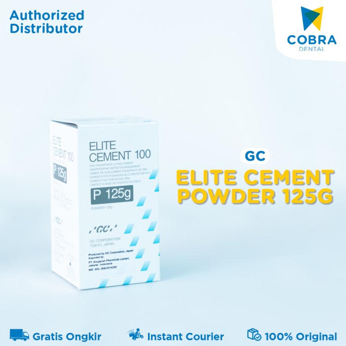 

ELITE CEMENT 100 POWDER 125GR KODE 731