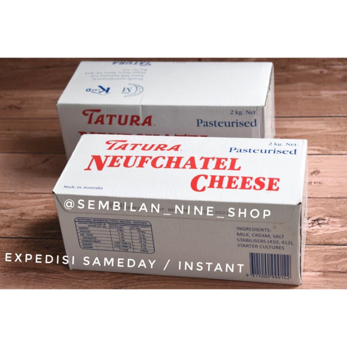 

Tatura Cream Cheese Neufchatel 2 Kg Keju Krim