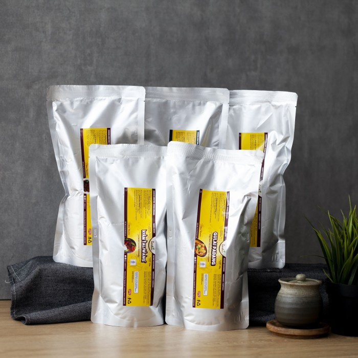 

terbaru !!! bumbu instan nusantara tumbarfood - refill 7kg (8pack refill) ready