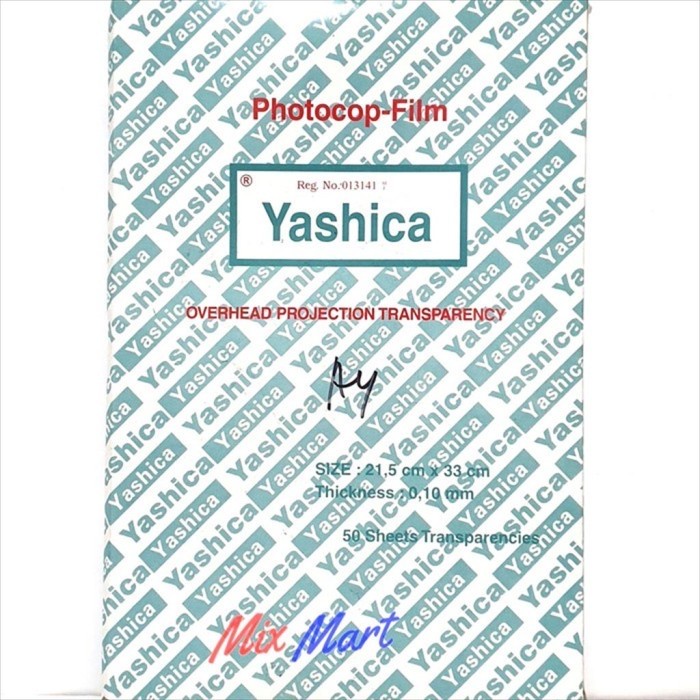 

Laminating Film Yashica A4 0,10mm isi 50 Overhead Projection Transpara