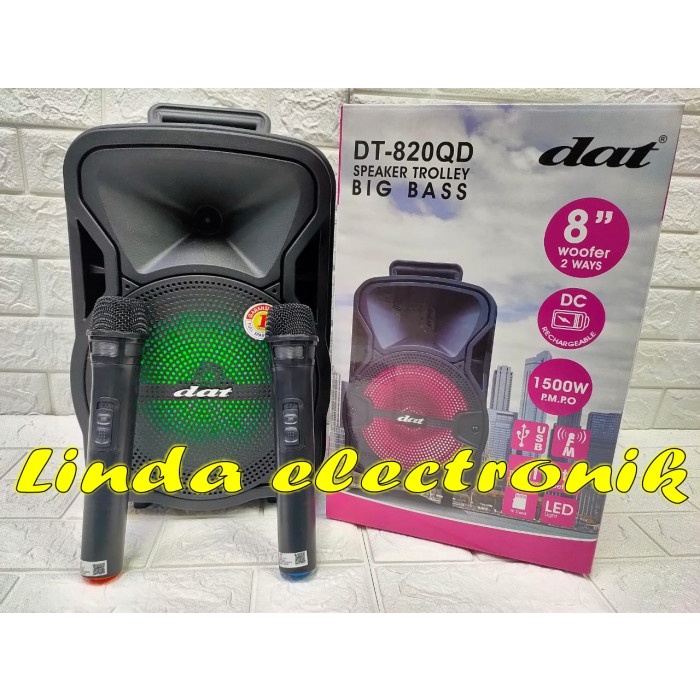 Portable Wireless Dat DT 820 QD Original 8 inch Bluetooth DT820 QD