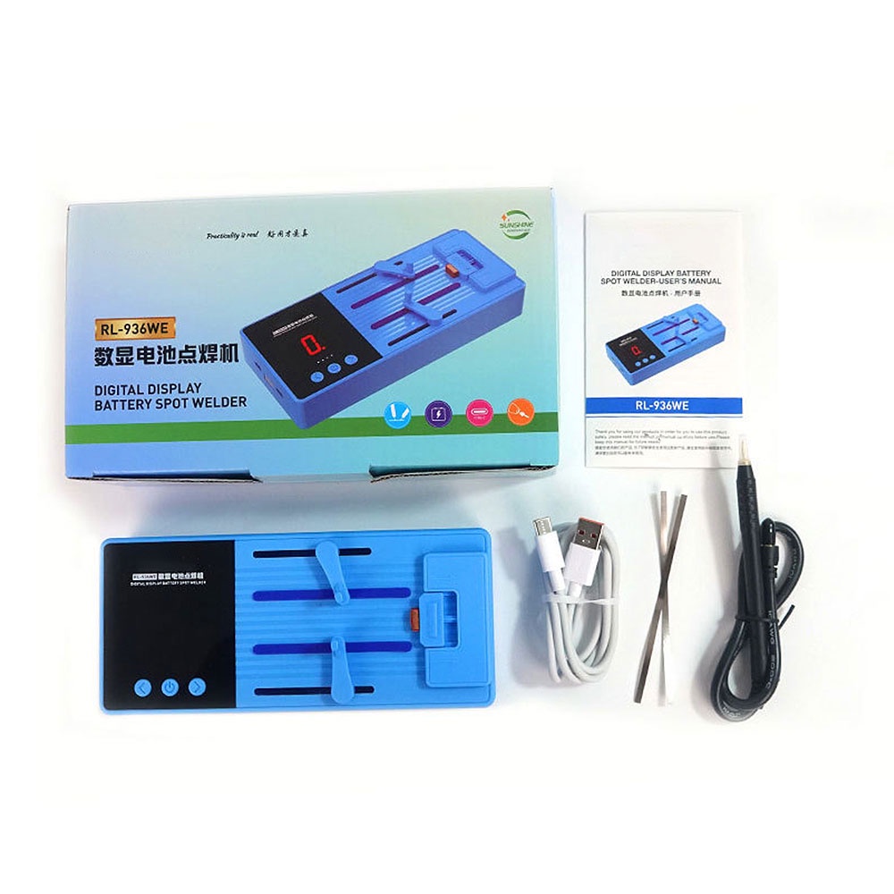 LUXW Spot Welder DIY Battery Spot Welder with Operation Platform Adjustable Professional Repair Mobi