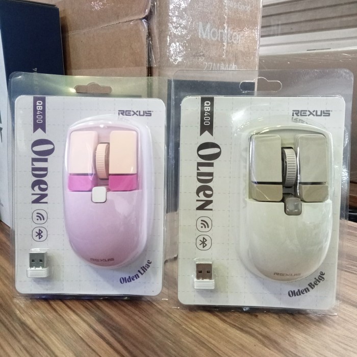 REXUS Mouse Wireless Bluetooth QB400 Mouse Wireless Bluetooth