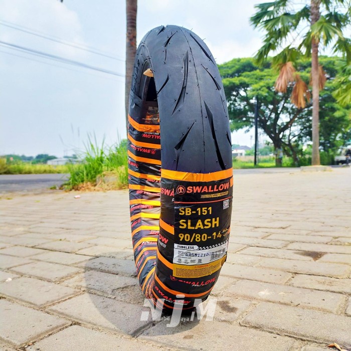 Ban Swallow Slash Soft Compound 90/80-14 Free Pentil Ban Donat Ring 14