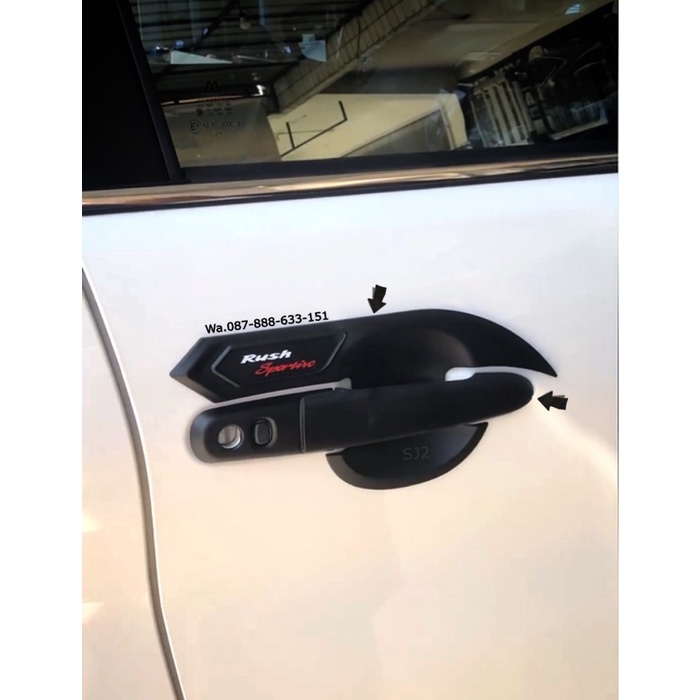 Paket Aksesoris Black Matte Hitam Dop All New Rush Terios 2018 Ke 2022