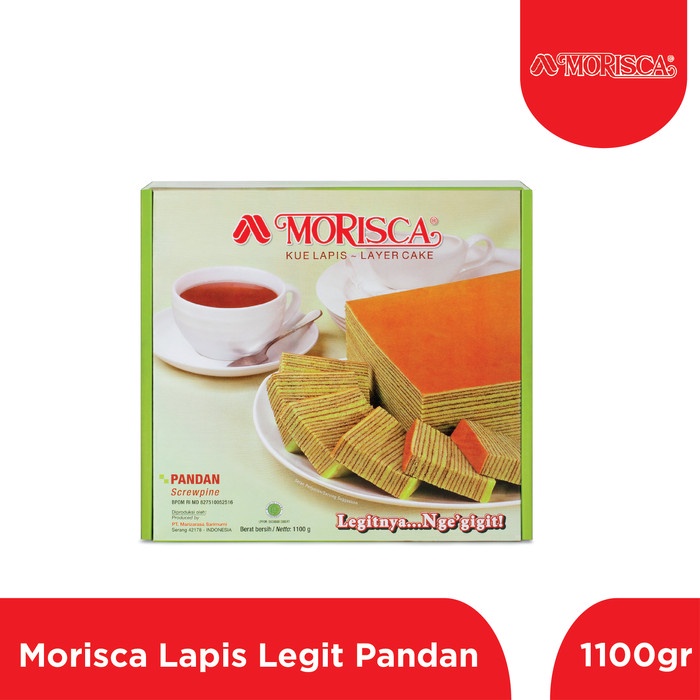 

MORISCA KUE LAPIS PANDAN 1100 GR KODE 575