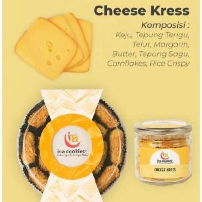 

INA COOKIES REGULER CHEESE KRESS KODE 70