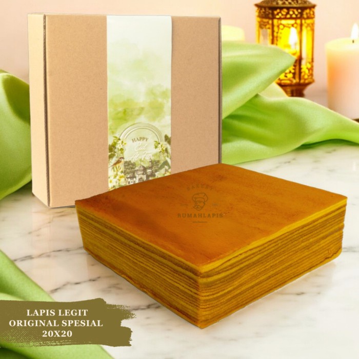 

[RUMAH LAPIS] KUE LAPIS LEGIT SPESIAL 20X20 ORIGINAL WISMAN POLOS KODE 1380