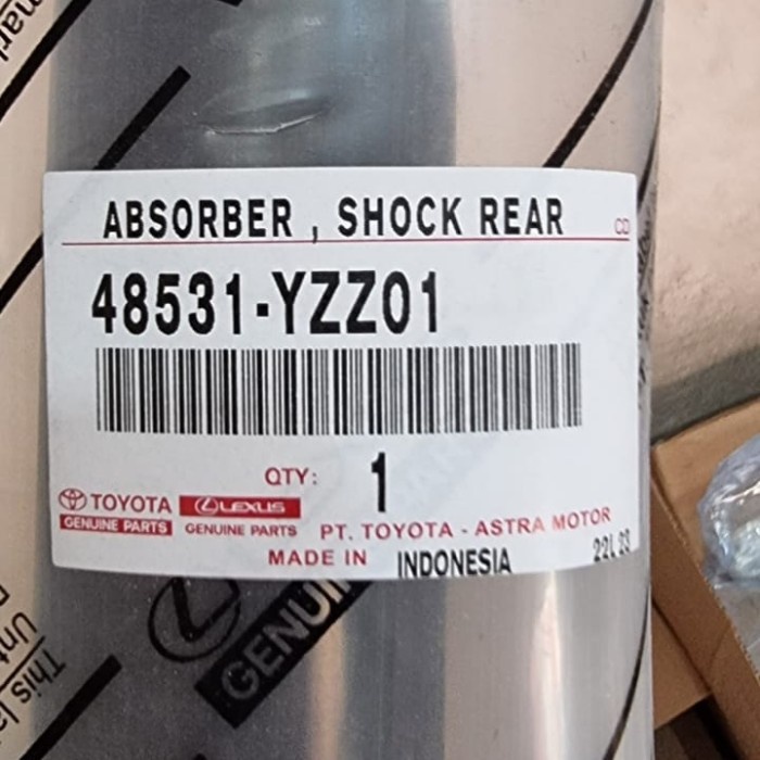 shock breaker belakang Avanza/xenia 48531-yzz01 original Toyota