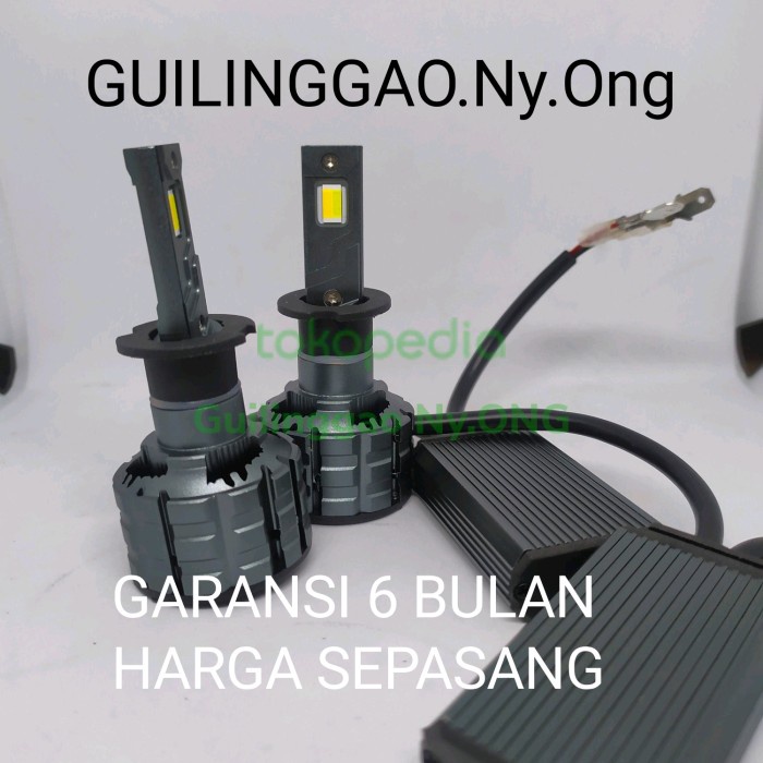 LED SOKET H1 LAMPU MOBIL. 3 WARNA SUPER BRIGHT