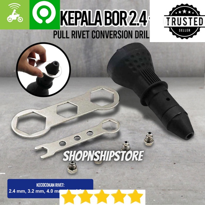 Terlaris- Adaptor Bor Tang Rivet Adapter Rivet Tools Untuk Mesin Bor Cordless