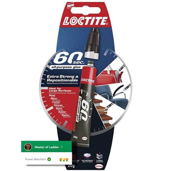 

Loctite Universal Glue 60 sec Lem Serbaguna Extra Strong made USA