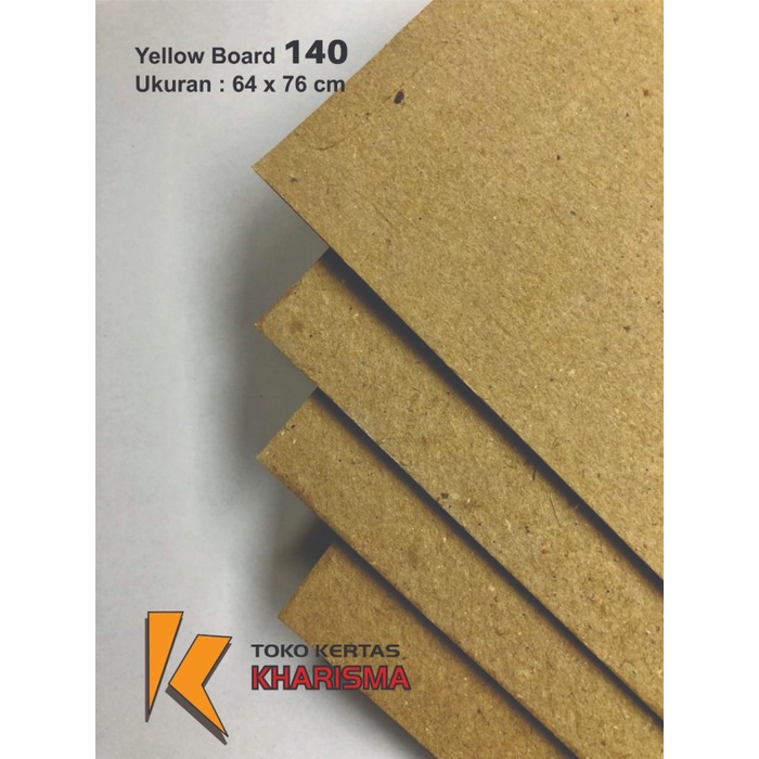 

YELLOW BOARD TIPIS NO: 140 / Pack Isi @ 140 Lembar