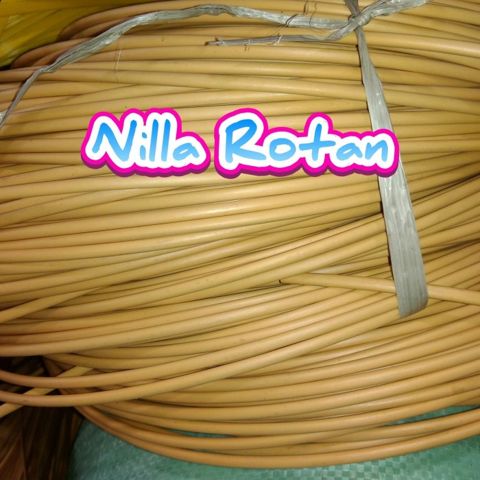 Tali Rotan Pitrit plastik 3 Mm Bentuk Bulat