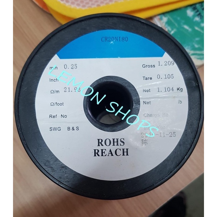 Nikelin Niklin Nikrom, NiCr 80/20, AWG 30