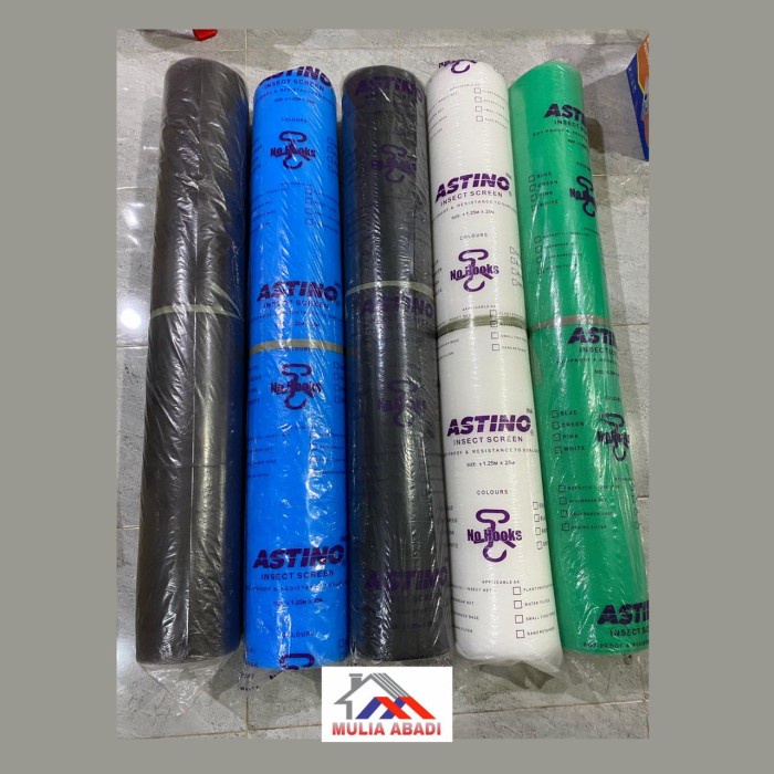 kawat kain kasa nyamuk roll /Kawat Parabola Nilon Pvc per rol 25meter