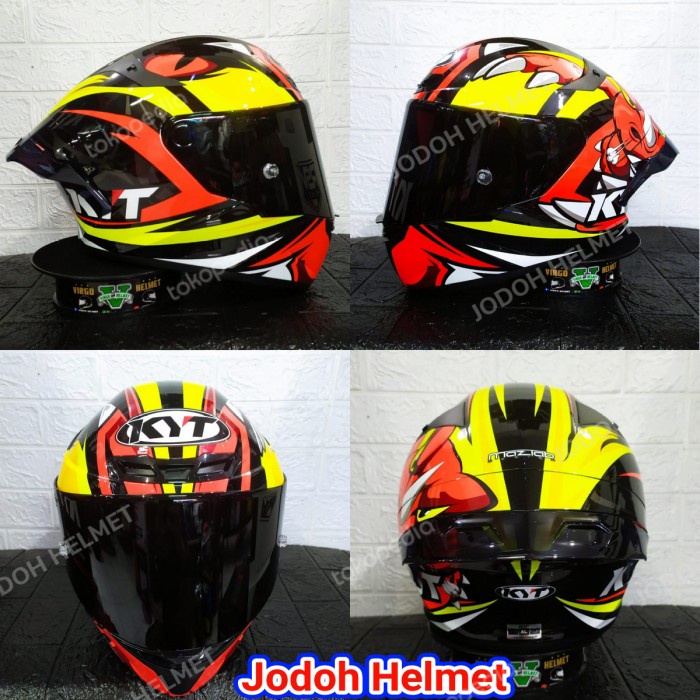 Kyt Helm Tt Course Motif Rhino Paket Ganteng