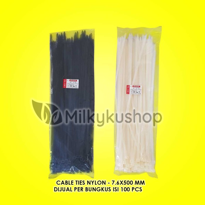 

CABLE TIES NYLON SUPER 7.6 X 500 MM KABEL TIS Kode 469