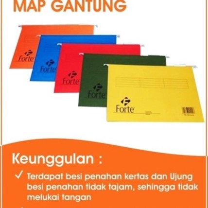 

TERBARU Map Gantung Forte / Hanging Map/ Hang Map Folio Forte (50 pcs) HOT SALE!