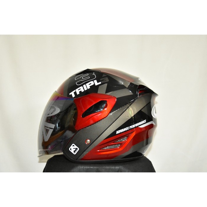 Helm Gm Fighter Half Face Original Sni