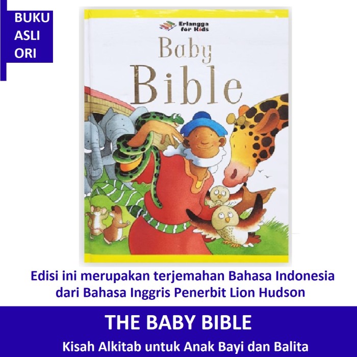 

Ready Buku Baby Bible Kisah Alkitab Untuk Anak Bayi Balita Erlangga For Kids