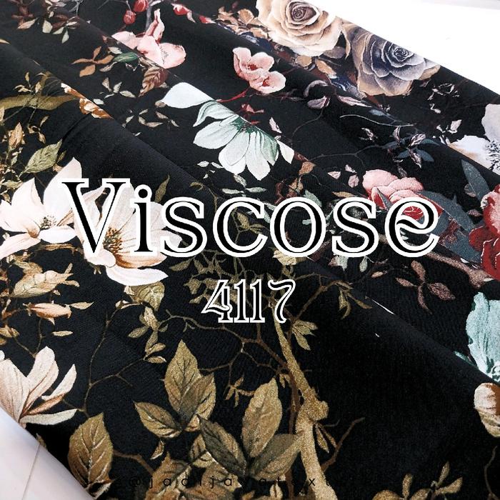 [4117] rayon viscose import 1.5 meteran / viscose premium import / kain rayon print / rayon premium
