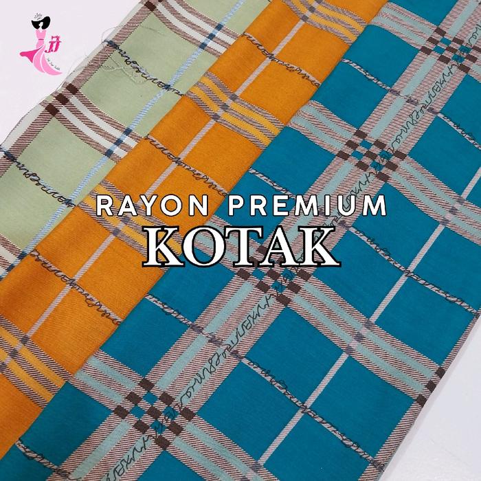 [kotak] rayon viscose import 1.5 meter / viscose premium import / kain rayon print / rayon premium /