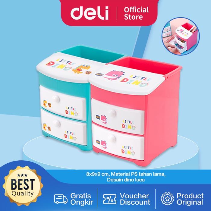

GRATIS ONGKIR Deli Tempat Pulpen Sekolah Desain Lucu Dino tahan lama E9136