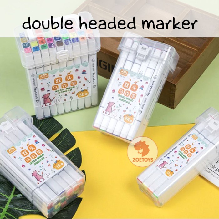 

GRATIS ONGKIR shukaku Double Headed Marker Spidol Berbasis Minyak Ujung Ganda Set Lengkap Anak Isi