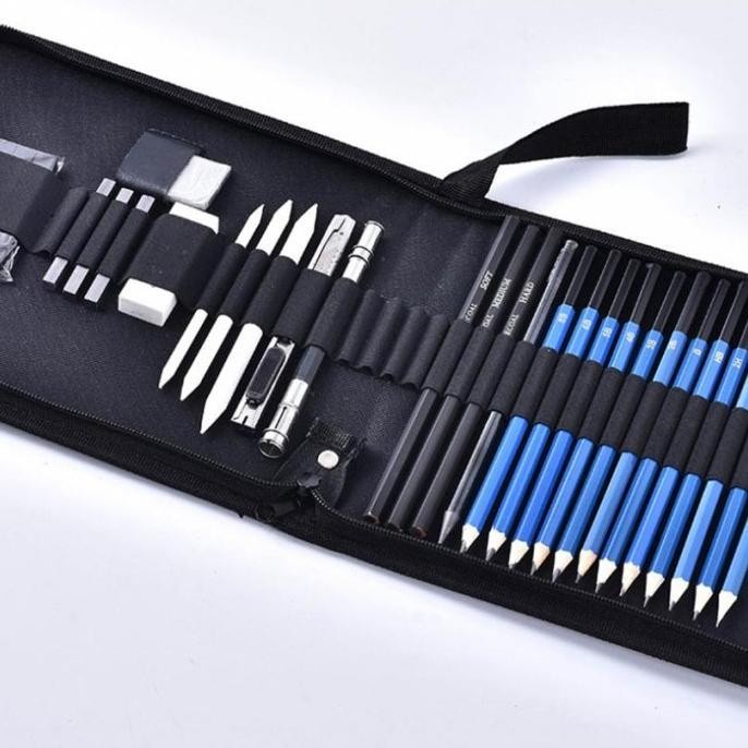 

DISKON Best Isi 33Pcs Pensil Pisau Penghapus Dan Pensil Gambar Untuk Keperluan Sekolah Pencil Set