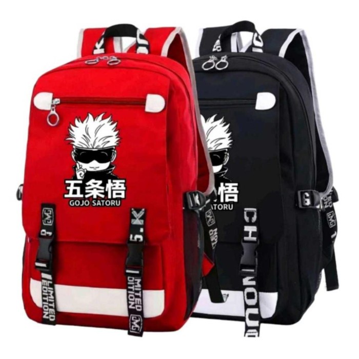 

MURAH tas sekolah anak SD laki-laki - tas anime gojo satoru - tas ransel anak free tempat pensil
