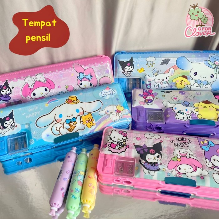 

PROMO SPECIAL PENCIL CASE CUTE CHARACTERS tempat pensil lucu baru unik sekolah anak