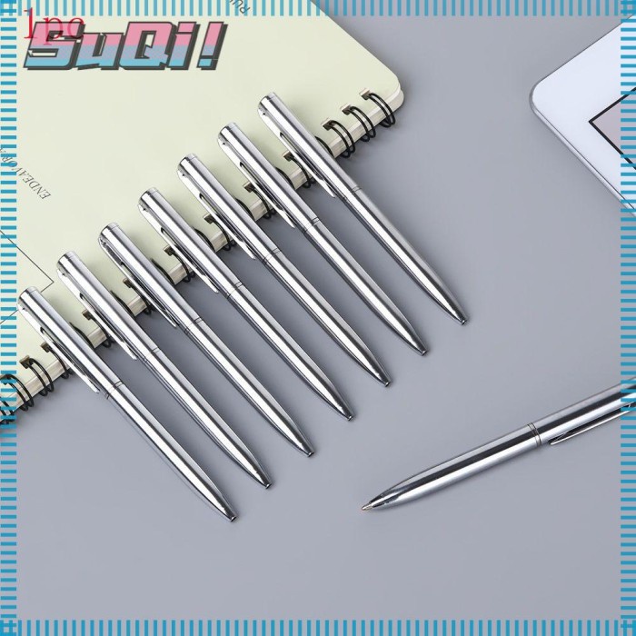 

TERBATAS Suqi 1PC Pulpen Mini Bahan Metal Untuk Kantor / Sekolah