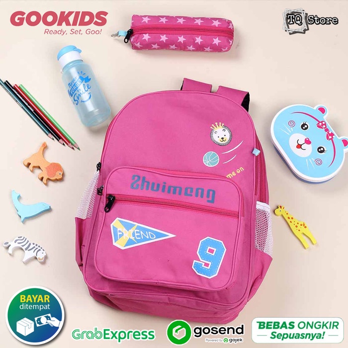 

TERBATAS Tas Ransel Anak Sekolah Perempuan Cewek TK SD Lucu Bonus Tempat Pensil