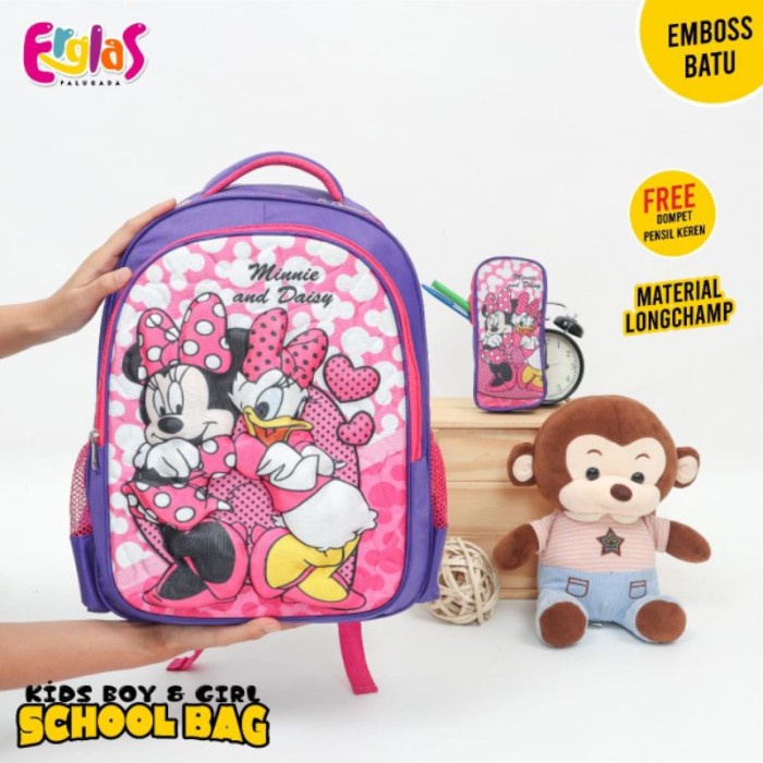 

DISKON Tas Anak Sekolah Erglas Free Tempat Pensil Terlaris