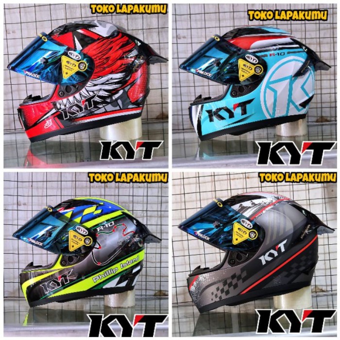 Helm Kyt R10 Motif -Kyt R10 Paket Ganteng Seri3