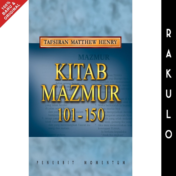 

Ready Buku Tafsiran Matthew Henry Kitab Mazmur 101-150