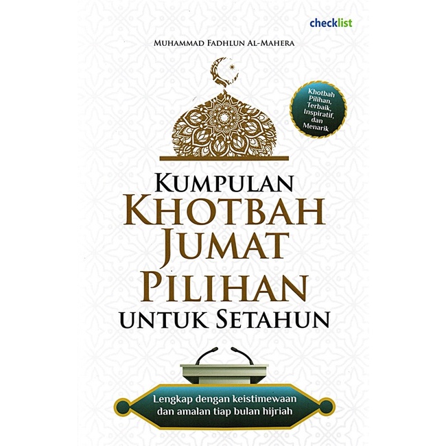 

Ready Kumpulan Khotbah Jumat Pilihan Utk Setahun