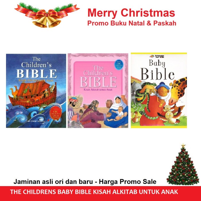 

Ready Buku The Children'S Bible Kisah Alkitab Untuk Anak Erlangga