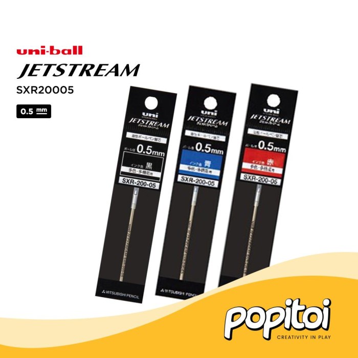 

TERLARIS! Uniball SXR-200 Jetstream 0.5 0.7 mm Refill Isi Ulang Uni Ball Pulpen