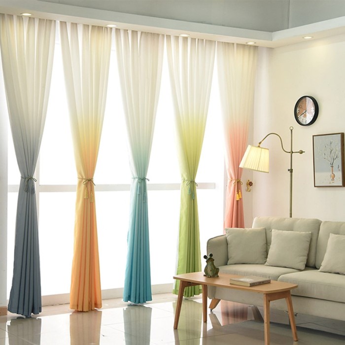 

Modern Tulle Curtains For Hotel Living Room Bedroom Window Kamjay