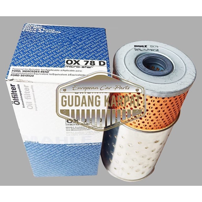 Mercy Filter Oli Mercy Tiger 240D W123 Mahle